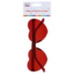 Red Valentines Day Glasses