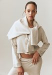 Fine-knit Cardigan - Light Beige Marl