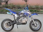 50CC 2 Stroke Econo Air Cooled 3HP Mini Dirt Bike - Blue 4-10 Years