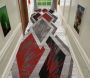 80CM By 200CM - Modern 3D Geometric Design Area Rug A15 With Smte Keyring