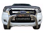Ford Ranger 2016 – 2022+ Pdc Friendly Nudge Bar Stainless Steel Asb