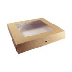 Doughnut Box 6S With Window 250X170X50MM Kraft