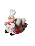 Chef With Wagon And Thumbs Up 17X10X17CM