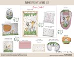 Cot Duvet Bedding Flower Print Safari Set Girly
