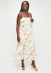 Strappy Maxi Babydoll Dress - Delicate Floral Spring