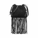 Halle Crossbody -black silver