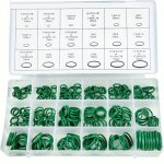 270PCS 18 Sizes Rubber Air Conditioning O Rings Universal Car Auto Repair Tools Refrigerant Ring Sets With Plastic Box Kit Set