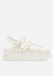Calvin Klein Platform Buckle Sandal - Triple Creamy White