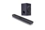 LG 160W 2.1 Channel Soundbar With Wireless Subwoofer Black