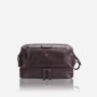 Brando Kudu Genuine Leather Wash Bag Brown