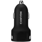 Canyon Car Charger C-04 2.4A 2USB-A Black