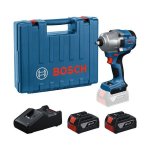 Bosch 18V Cordless Impact Wrench 1 2" Set Gds 18V-780