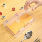 Portable Cheese & Butter Storage Container - Transparent Fresh-keeping Box For Fruits And Vegetables Ideal For Restaurant Kitche