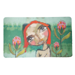 - Kitchen Mat Green Girl