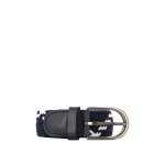 Two-tone Woven Belt -navy white