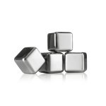 Vacuvin Vacu Vin 4-PIECE Stainless Steel Whiskey Stones
