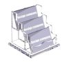 Realand Acrylic Business Card Holder Desk Clear Desktop Business Card Display Stand With Thick Base Name Card Organizer Case For Office Exhibition