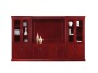 Maqelepofurn - The Bibliotheca Mahogany Finish Wall Unit