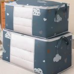 Extra-large Multi-function Storage Bag With Handles - Dust & Moisture Proof Unscented Fabric Organizer For Home Organization