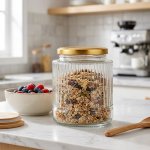 Ripples Glass Jars Storage Containers