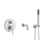 B Series - Brushed Nickel Bath Mixer Set