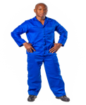 Vulcan Overall Budget 2PC R blu Sze 36 Chst 32 Wst
