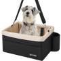Feandrea Dog Car Seat With Adjustable Straps Black
