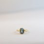 Emerald Cut - Large - Blue Topaz / Medium