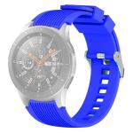 Vertical Grain Watch Band For Galaxy Watch 46MM Sapphire Blue