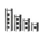 Decadent 4 Piece Glass Canister Set With Square Windows - Food Storage