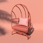 Wambo Outdoor Pod - Coral