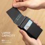 New Black Men's Simple Ultra-thin RFID Protective Wallet Ideal Gift For Men