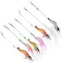 Soft Luminous Shrimp Lure Bait 7PCS Fishing Tackle With Hook