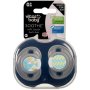 Vital Baby Soft Touch Soother Blue 0 Months 2 Pack