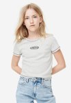 Ribbed T-Shirt - Light Grey Marl & Sportclub
