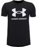 Boys' Ua Sportstyle Logo Short Sleeve - BLACK-001 Yxs