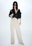 Straight Joggers - Beige Grey