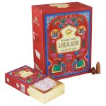 Sandalwood Back Flowing Incense Cones Pack Of 12 - Pack Of 12