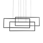 Horizontal Enigma LED Pendant Light 2 Colours - Gold