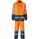 Torrent Two-tone Hi-viz Ref Polyester pvc Rainsuit Orange