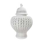 Ginger Jar White Lattice 32X48CM