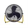 Alva Air 50CM Black With Yellow 160W Floor Fan