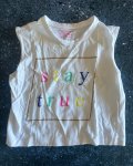 Primark White Stay True Top 10 11Y