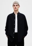 Regular Fit Oxford Shirt - Black