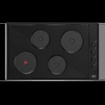 Defy 90CM Gemini Solid Hob Black