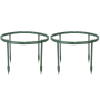 Set Of 2 Plant Support Stakes Bracket - 14CM Height