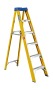 6 Step Single Sided Partial Fibre-glass Ladder