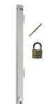 Guardianite File Cabinet Locking Bar. Fits 4 Drawer File Cabinets. Includes Padlock And Cobalt Drill Bit. Beige