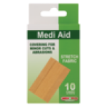 Pharmacy Medi Aid Stretch Fabric Plasters 10 Pack
