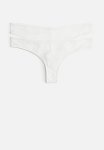 2-PACK Lace Brazilian Briefs - White